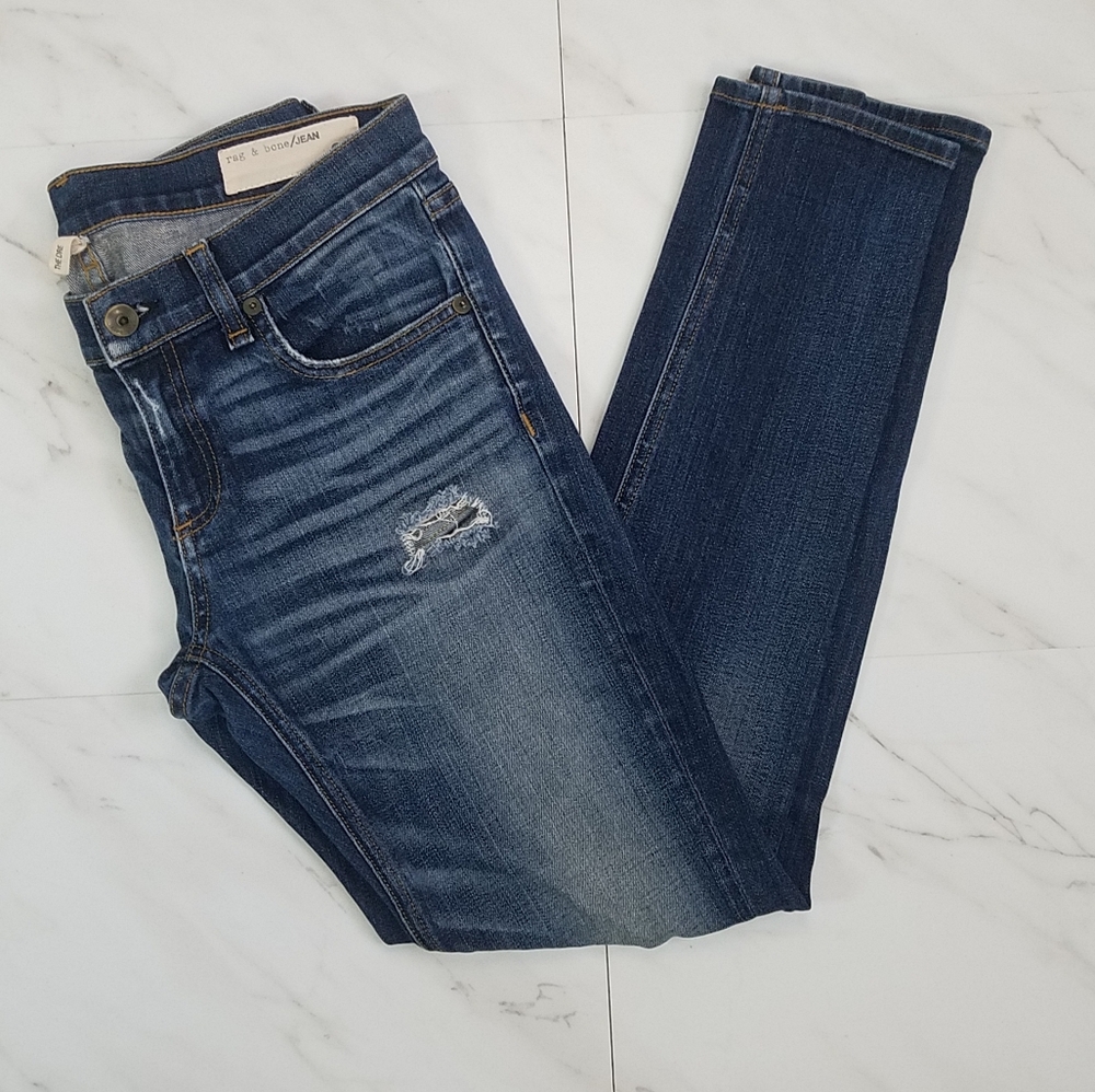 Rag & Bone The DRE in Color Way Phoenix Distressed
